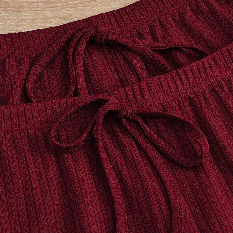 Summer 3PCS Pajama Sets for Women's Solid Vest Shorts and Pants Paired with Lace Splicing for Homewear Sexy Sleepwear Sets