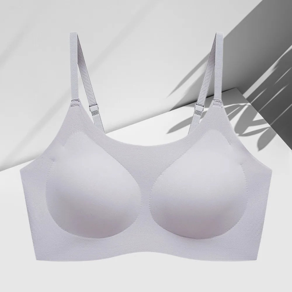 Traceless Wireless U Bra Shockproof Gathered Breasts Seamless Bras Anti-sagging Comfortable Brassiere for Women Daily