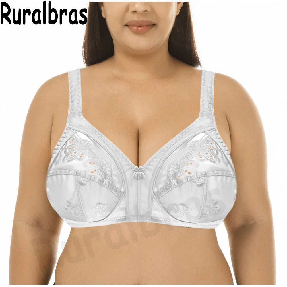 2033 Top push up bras for women seamless wire free bra sexy lace full coverage lingerie 50 48 46 44 42 40 38 36 C D E F G cup bh