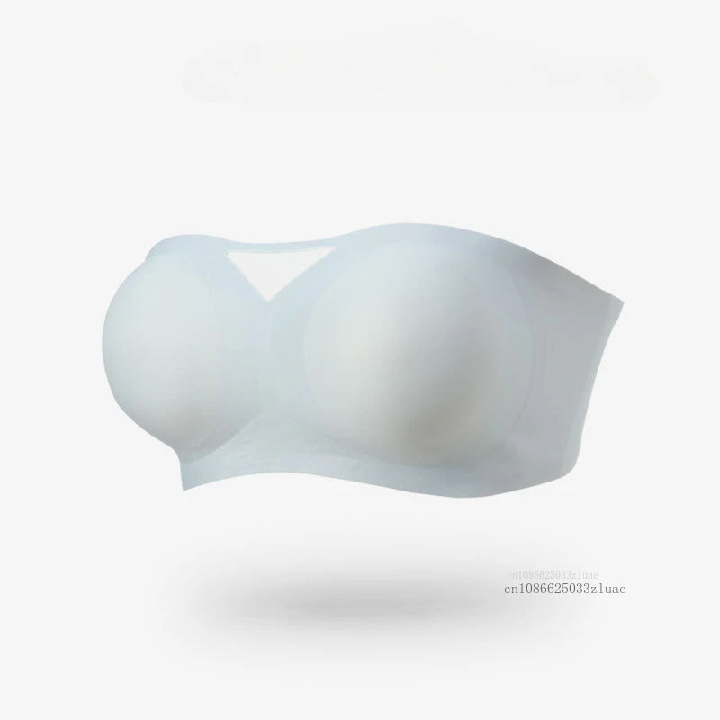 Non-slip Strapless Underwear Bra Seamless Sport Bras Women Soft Thin Push Up Underwear Lingerie Sleep Top Invisible Lingerie