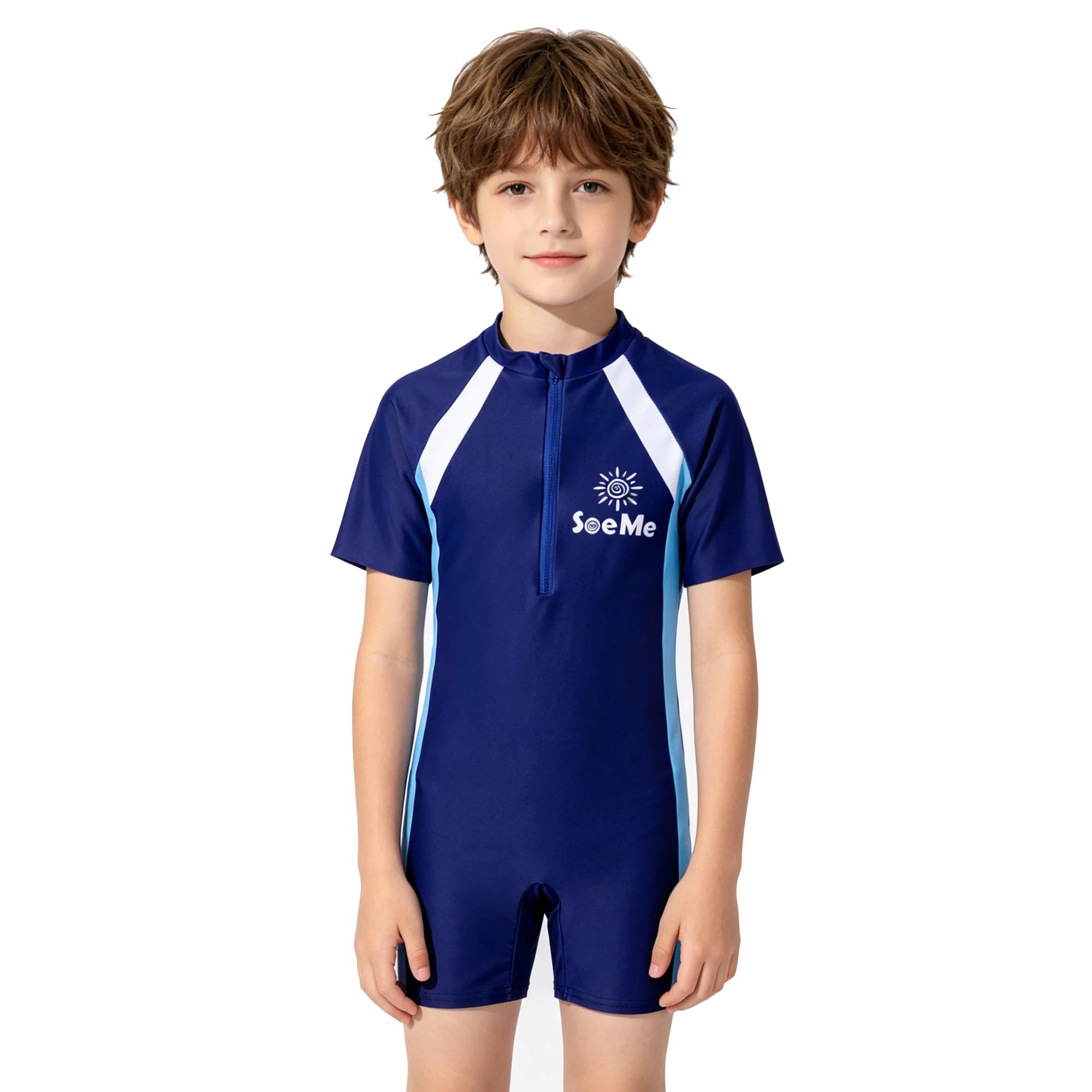 One-Piece Swim Suits Boys Swimsuits Fashion Sun Protect Girls Swimwear Kids Bathing Suit Cartoon Quick Drying Swimming Clothes
