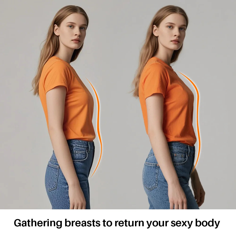 Wireless Bra for Women Seamless Push Up Bras Comfortable V-Shaped Gathering Underwear BCD Cup Intimate Lingerie