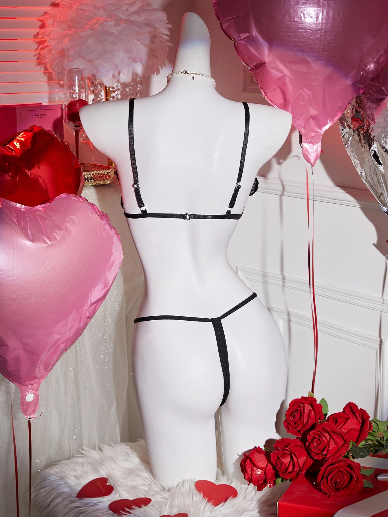 Sexy Adult Lingerie Sets Lace Embroidery Open Bra Suit Erotic Hot Crotchless Thong 2PCS Set Female Camisole Ultra Thin Underwear