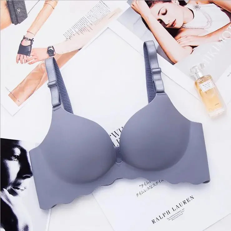 Wireless Seamless Bras for Women Push Up Bralette No Underwire, Ultra Soft Comfort Bra with Breathable Padding Sexy Everyday Li
