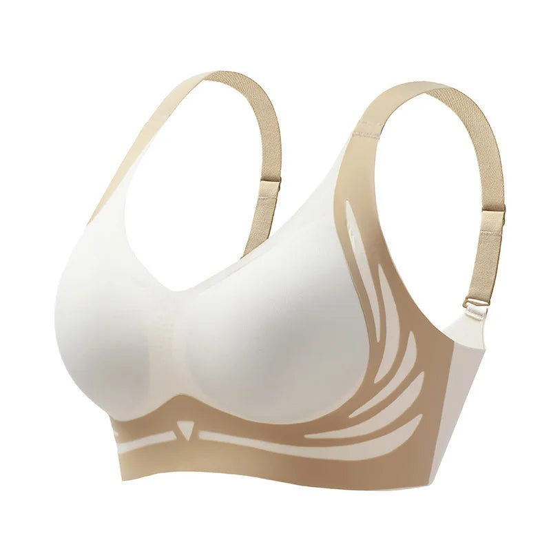 [Strong Support/Push Up] Lifting Anti-Sagging Wireless Push-up Bra Armpit Fat Control/Anti-Slipping/U Shaped Back/Soft