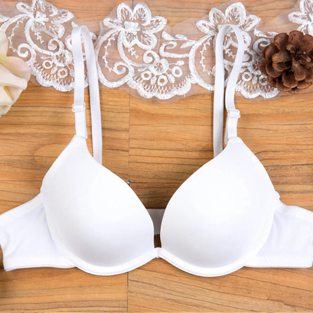 Bras For Womens Lingerie Push Up Bra Underwire Light Padded Teenagers sBrassiere Top Girl Small Cup AA A B