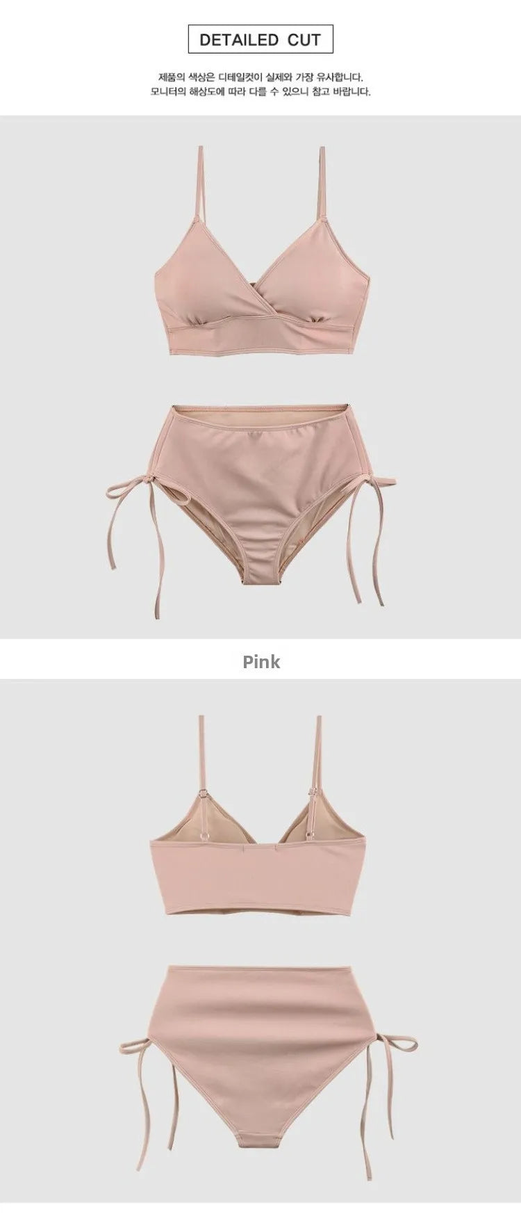 High Waist Bikini Women's Swimsuit Thermal Spring Separate Slimming Cover up Belly Fitn Swimming Wear Korean Trend