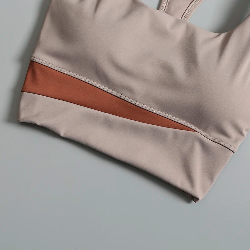 Sports bras and underwear for women in summer new running vest style external wear anti-shock and anti-sagging gym beauty back