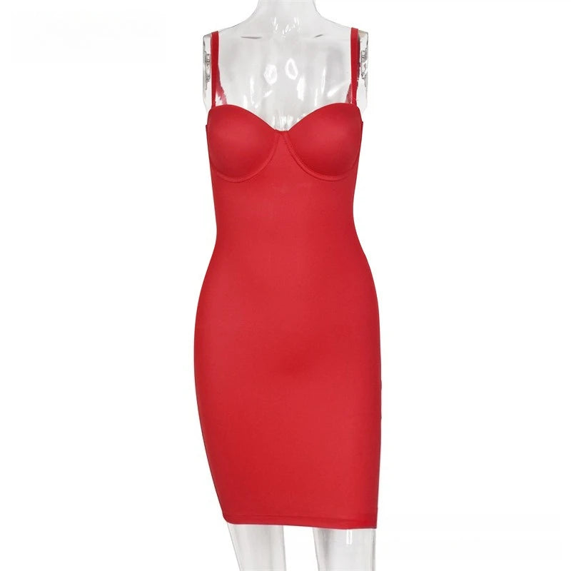 Shapewear Camis Mini Dress Women