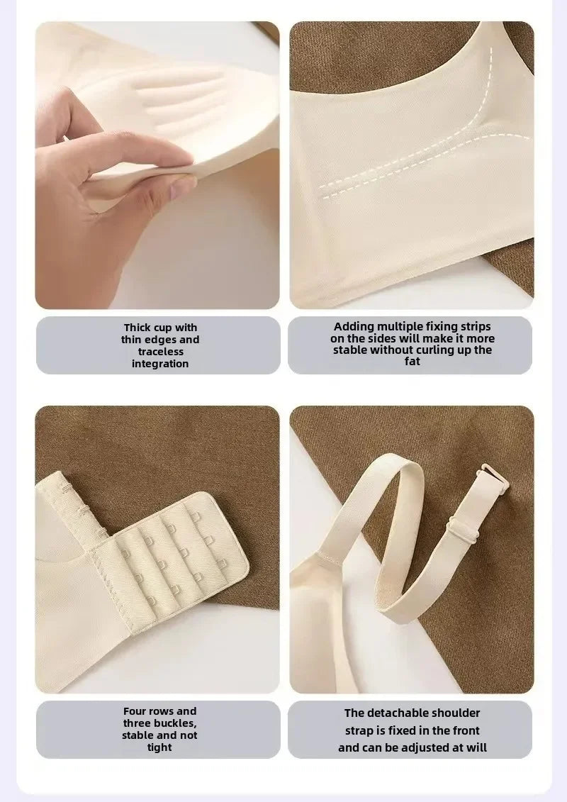 Fashion Seamless Bras Women Comfort Lingerie Padded Sports Tops Underwear Soft Bralette Support Sexy Breathable Bra Intimates