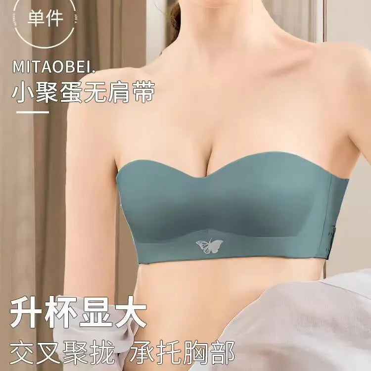 Unlined Bralette Petite Small Bust Adjustable Straps Summer Wedding Halter Backless Plunge Racerback Invisible Seamless Bra S-XL