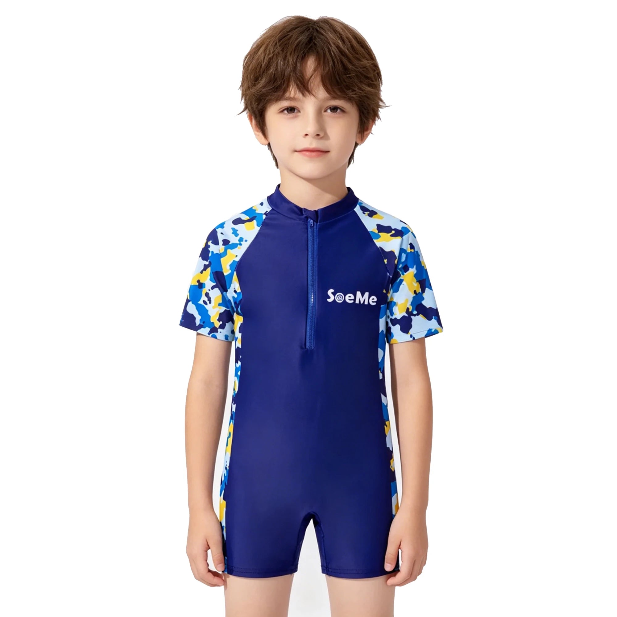 One-Piece Swim Suits Boys Swimsuits Fashion Sun Protect Girls Swimwear Kids Bathing Suit Cartoon Quick Drying Swimming Clothes