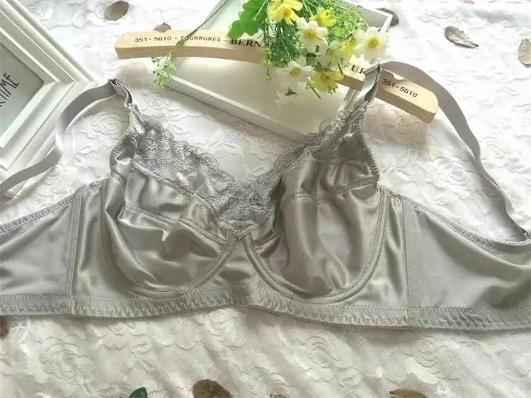 Lace Bra Unlined Bralette Brassiere Sexy Intimate Underwear B C D E F G H Cup 75 80 85 90 95 100 Plus Size Lingerie For Women
