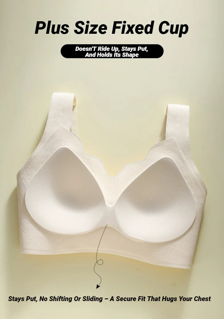 Seamless Wireless Bra One-Piece Vest Lingerie For Women Lift And Support Side Smoothing Push-Up Full Coverage Small Chest Bras