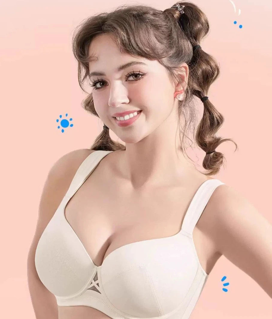 Minimizer Bra For Women Modeled Cup Sexy Push Up Underwire Glossy Fabric Lingerie 32 34 36 38 40 42 44 B C D E F G