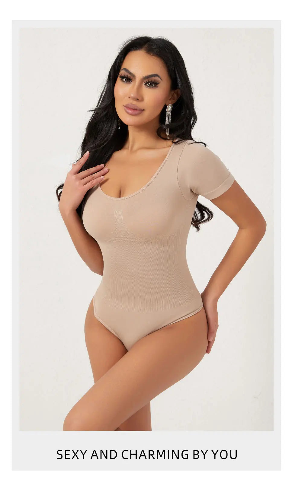 Shapewear Waist Cincher Tummy Shaping Crotch Control Butt Hip Lifter Full Body Shaper Slimming Sheath Bodysuit Woman Body
