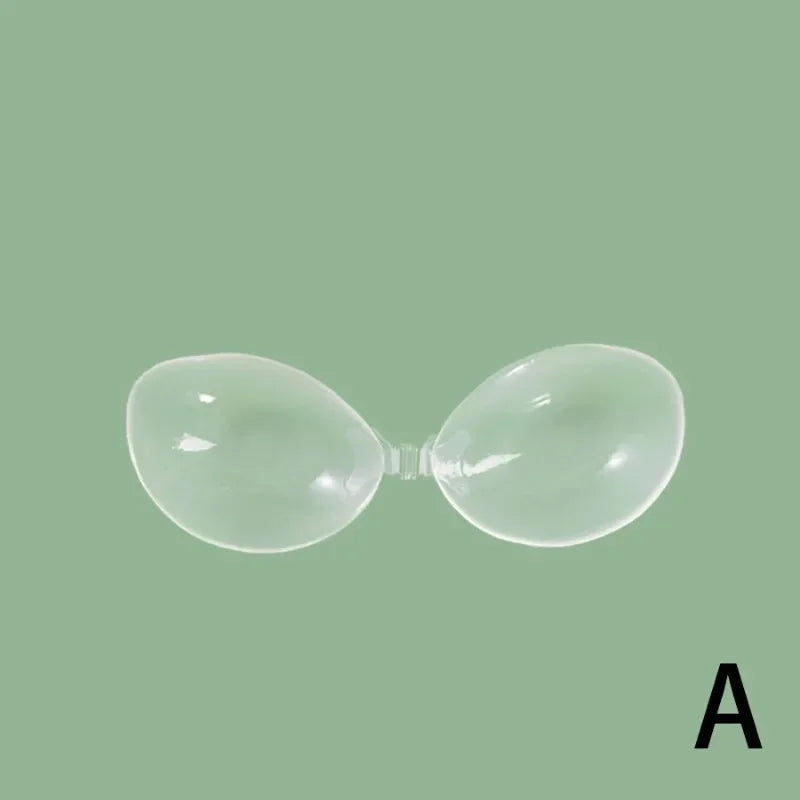 New Transparent Self-Adhesive Silicone Chest Stickers Invisible Push Up Sexy Strapless Bras for Women Sticky Wedding Bikini Bra