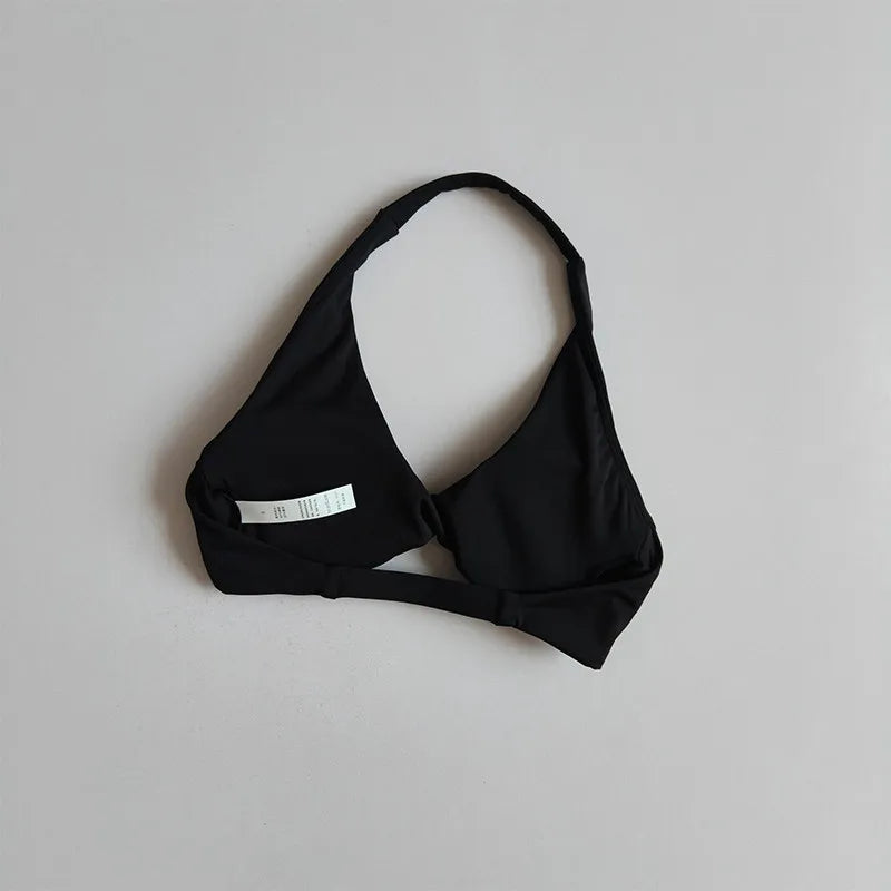 Sports Bra Women's Halter Neck Beautiful Back Push-up Chest-revealing Pilates Vest Training Yoga Wear Gym Running Fitness Bras