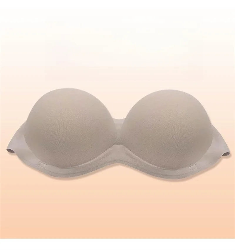 Push Up Bra For Women Sexy Invisible Externally Expandable Bralette Padded Gathered Female Lingerie Thickened Chest Pads