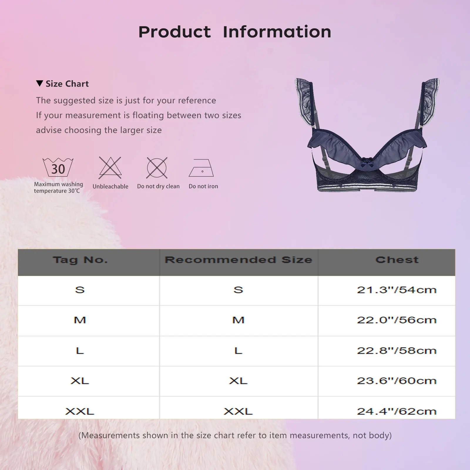 Sexy Womens Bare Breast Expose Nipples Bra Top Lingerie Cupless Ruffled Trim Push-up Underwire Eyelash Lace Balconette Bralette
