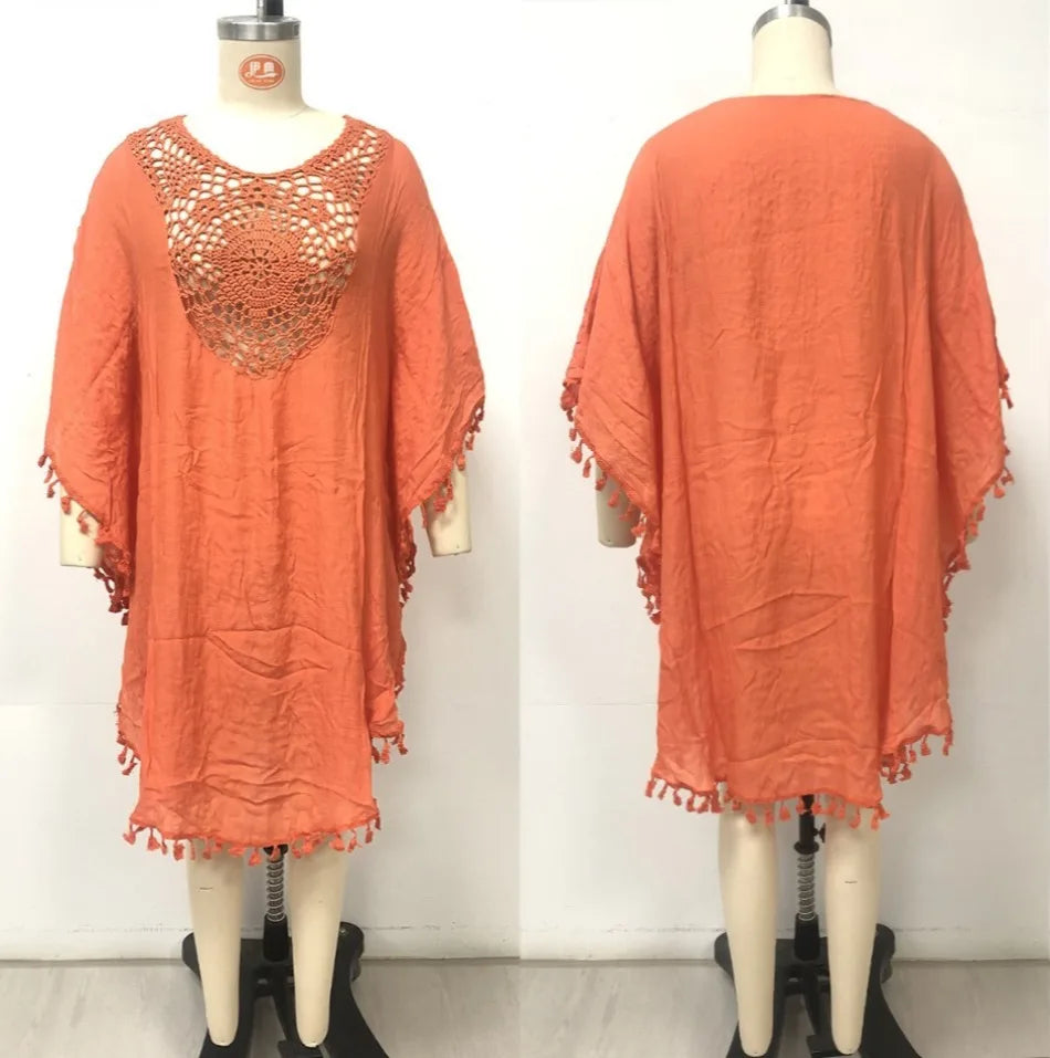 Women's Sexy Swimsuit Cover Up Dress Summer Bathing Suit Beachwear Shirt Cover-ups for Women