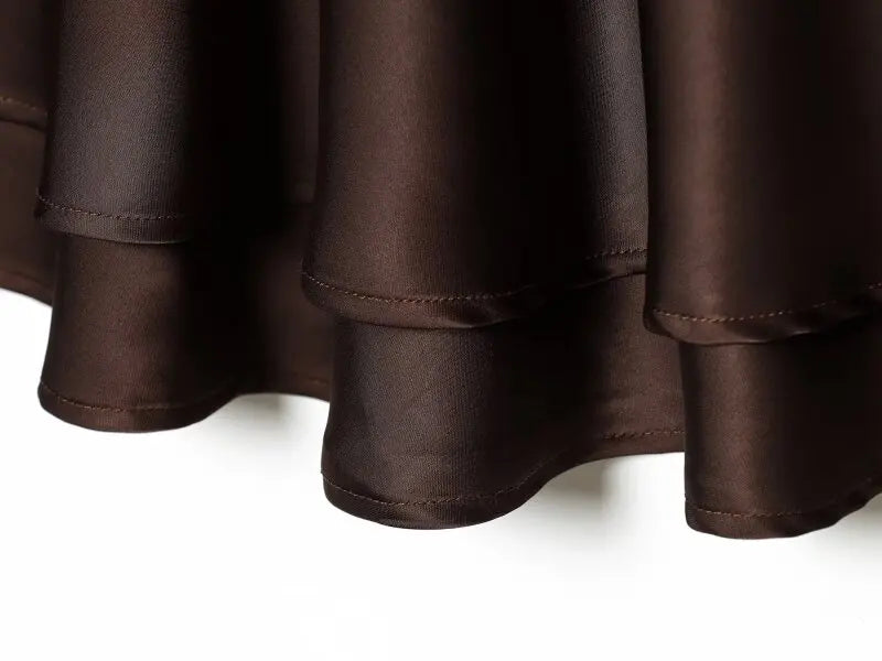 Ladies Silky Satin Slip Dress, Sexy V-Neck Lace Trim Spaghetti Strap Mini Dress, Lightweight for Summer Casual Outings