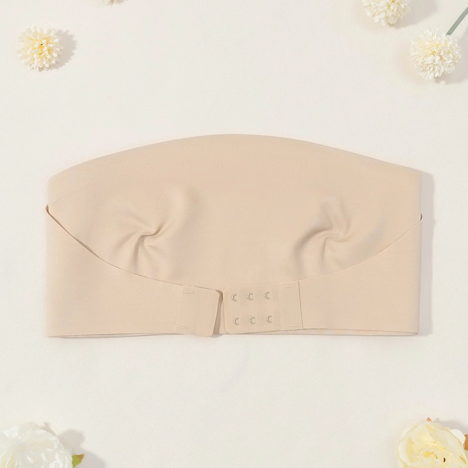 Front-closure Strapless Bra Summer Fashion Seamless Bandeau Sexy Comfortable Push Up Padded Lingerie