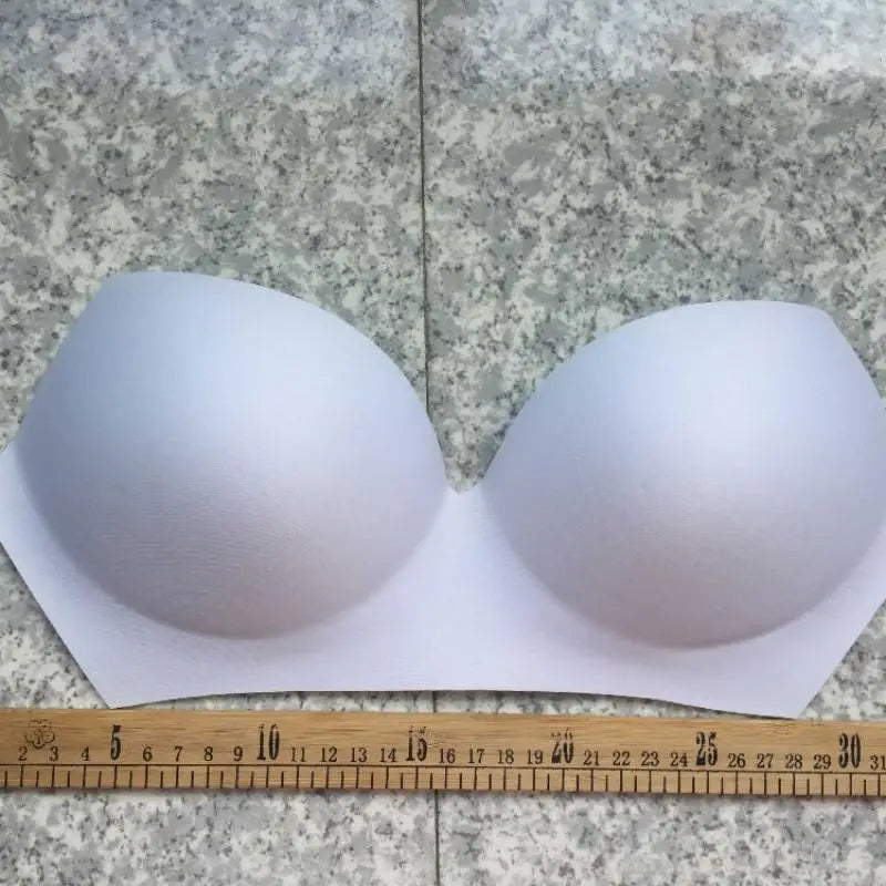 Strapless Bra Womens Invisible Push Up 1 Piece Seamless Concentrate Contract for Party Cocktail Dresses Comfortable Support