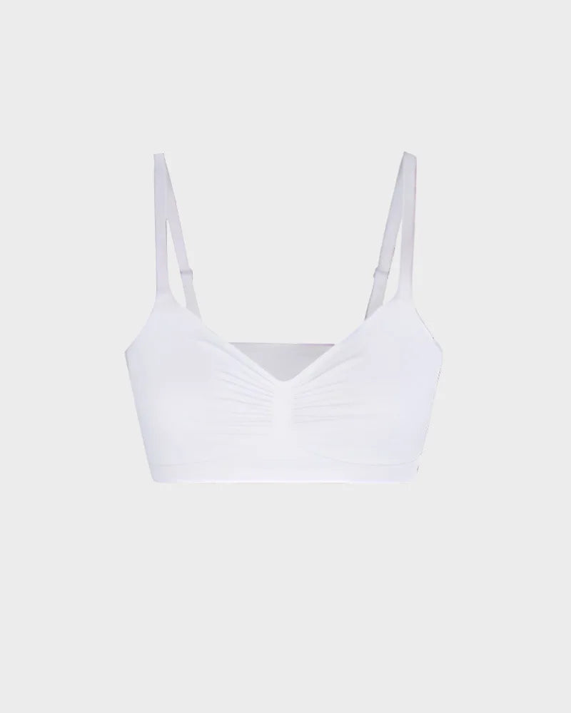 Adjustable Shoulder Straps Breasts Bra Seamless Bras Full Coverage Wireless Push Up Bra For Women Comfort Sculpting Bralettes