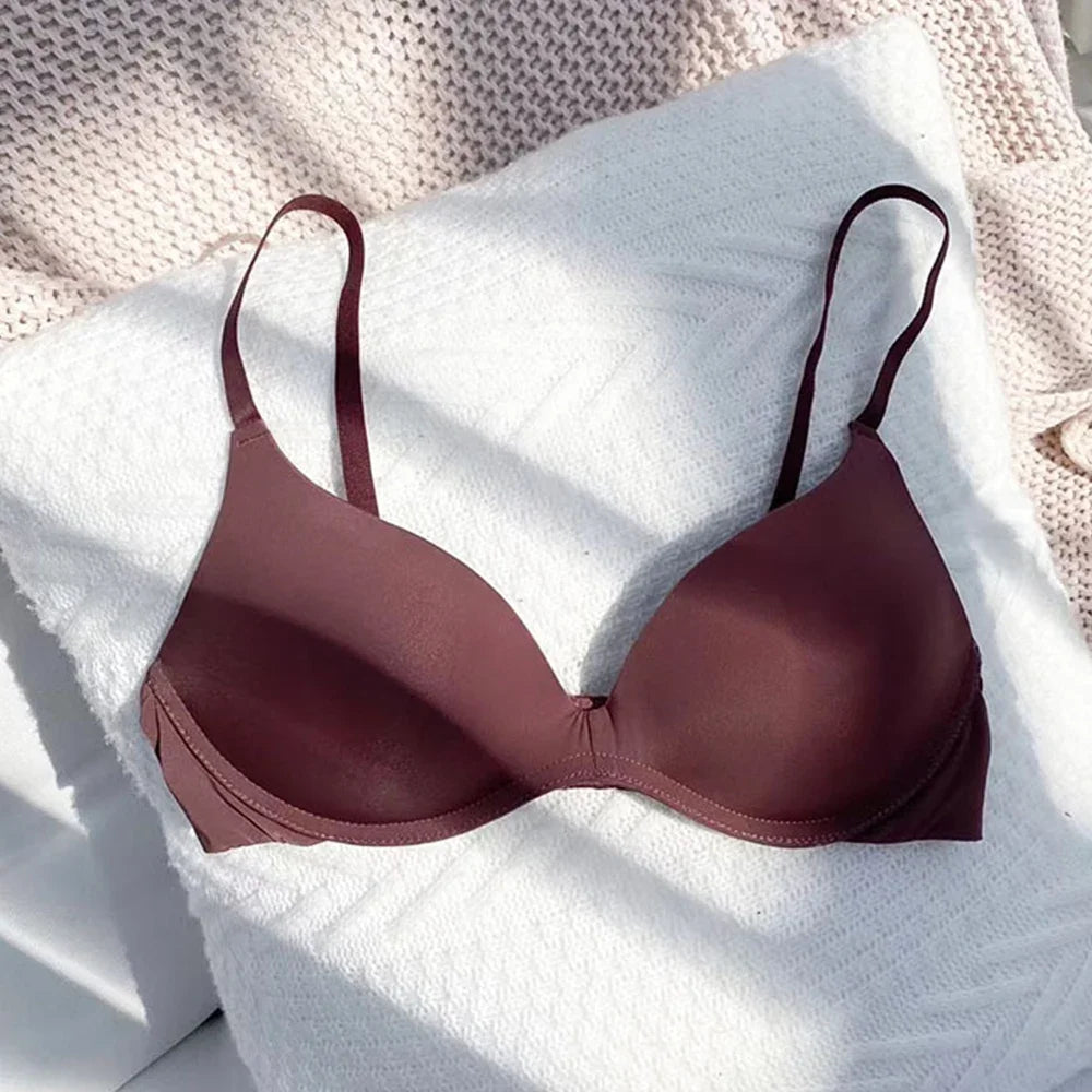 Super Push Up Bra Small Breast Front Closure Bras For Women Seamless Bra Thin Underwear Sexy Lingerie Female Intimate