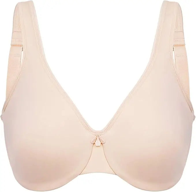 DELIMIRA Women Everyday Bra  Minimizer Bra Plus Size Underwire Full Coverage Seamless Bras