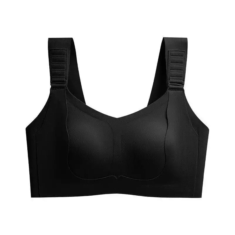 Wireless Luxury Comfort Women Plus Size Bra Full Coverage Anti Sagging Adjustable Strap Underarm Support Breast Reduction Wear