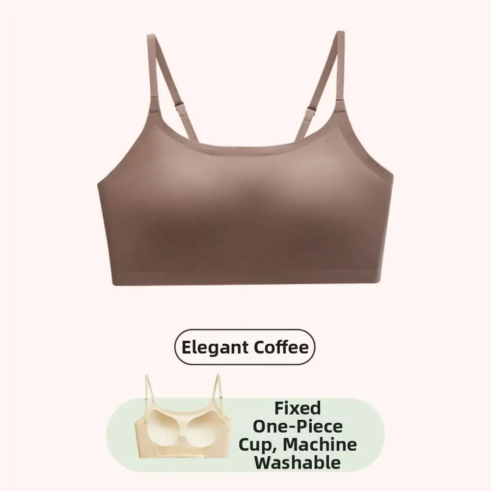 Traceless Wireless Bra Shockproof U-shaped Beautiful Back Seamless Bras Gathered Breasts Anti-sagging Brassiere for Women