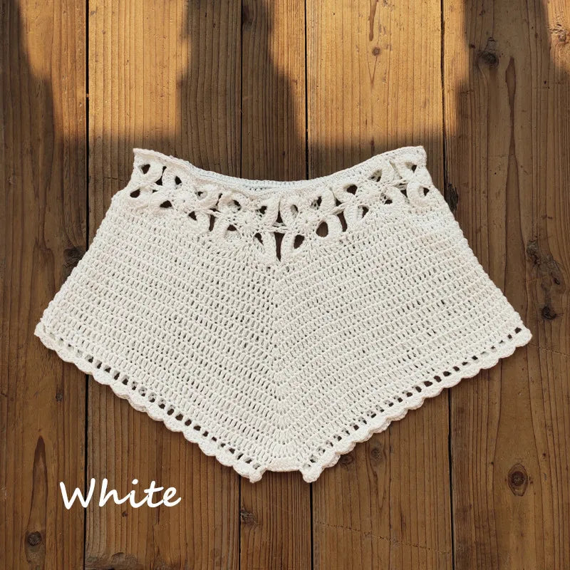 Boring Honey Fashion New Handmade Crochet Bikini Bottom Sexy Beach Holiday Swimwear Women Knitted Swimming Briefs Swim Shorts