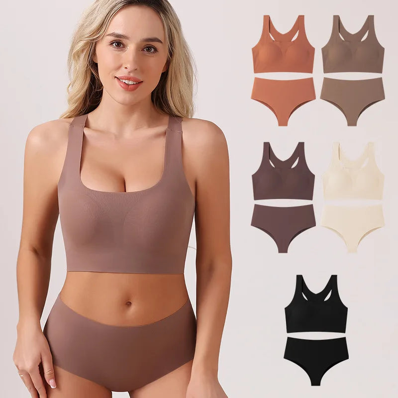 Woman Bras Seamless Wireless Ultra Thin Vest Underwear Top Push Up Summer Bralette Girl Sleep Sports Breathable Bras ﻿