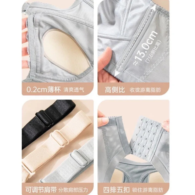 Full Bust Wireless Bra Plus Size Women Full Coverage Minimizer Support Comfort Everyday Non Padded T-Shirt Bra 34-44 BANERDANNI