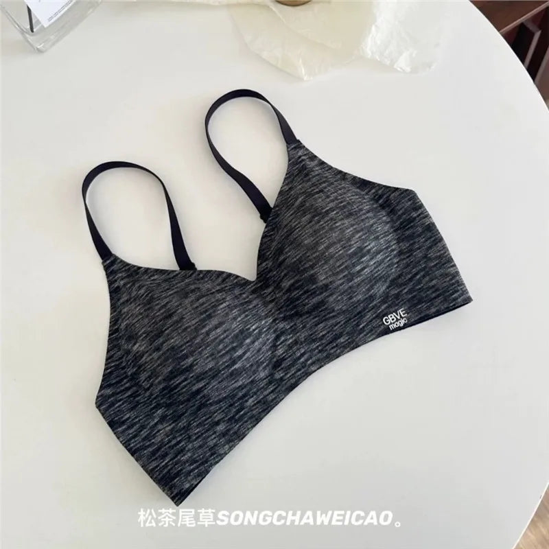 Super Push Up Bra Small Chest to C Cup Seamless Wireless Soft Support Anti-Sagging Youth Comfort Enhancer Lingerie Daily Wear