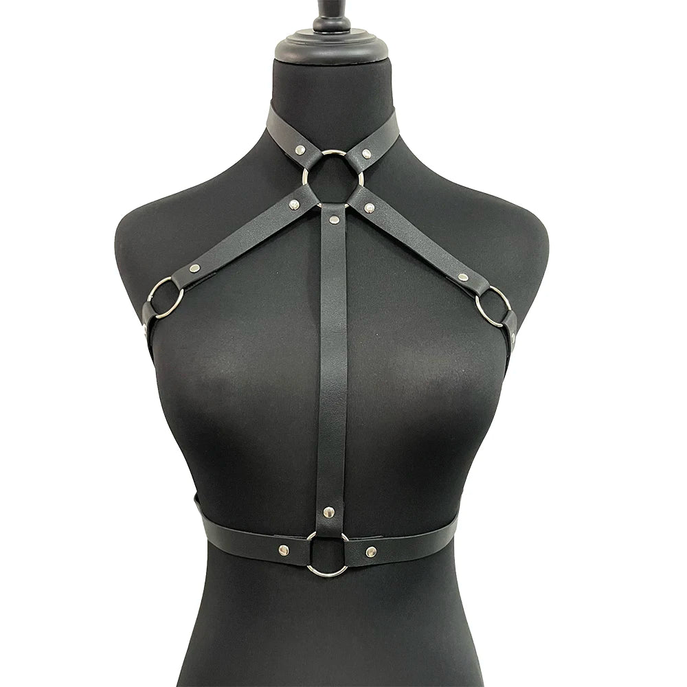 Sexy Lingerie for Women Chest Harness Corset Bra Cage Suspenders Goth Top Sword Belts Bondage Harness Belt Couple Underwear