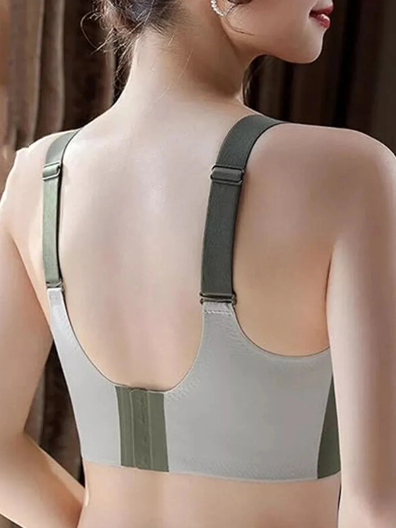 Push-Up Bras For Women Anti-sagging Lift-Up Bra Non-wired Brassiere Seamless Lift-up Yoga Fitness Sleep Vest Sports Brassiere
