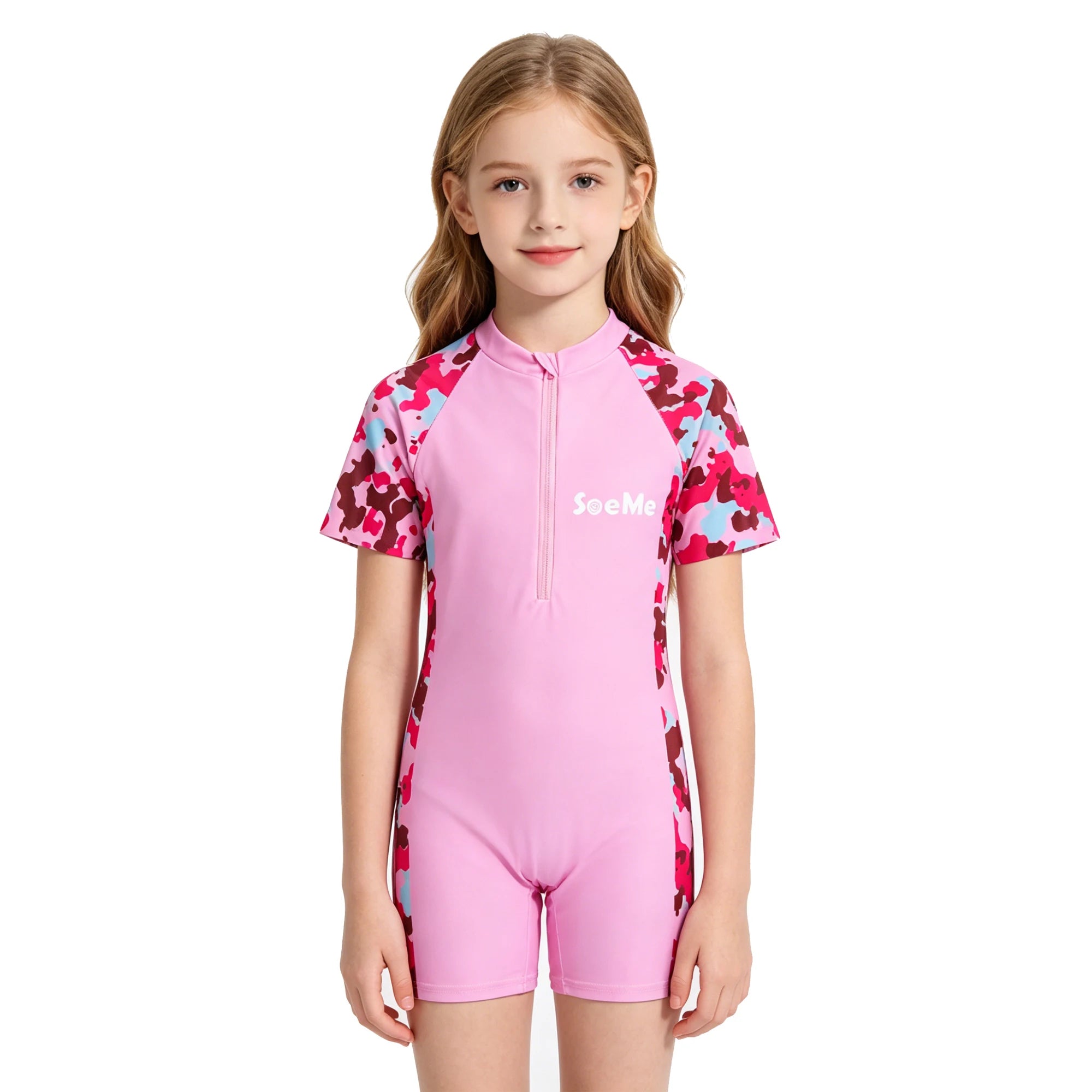 One-Piece Swim Suits Boys Swimsuits Fashion Sun Protect Girls Swimwear Kids Bathing Suit Cartoon Quick Drying Swimming Clothes