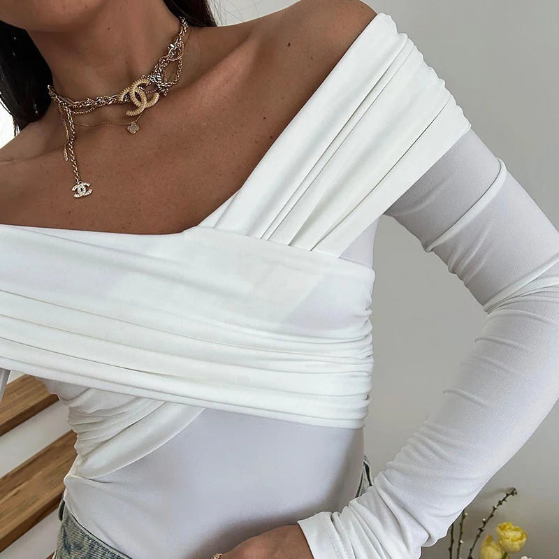 Sexy Women New three piece set Bodysuits Spring Backless Corset Slim Fashion Crossed Long Sleeves Casual Elegant Female Clothing
