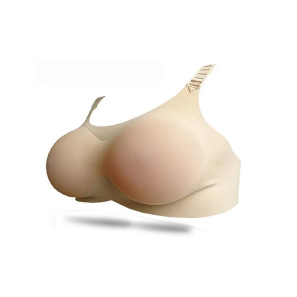 Shemale Boobs Breast Forms Lightweight Fake Boobs Lifelike Prosthesis Bra 500-1400g Skin Friendly A-D Cup Bra Novelty Costume