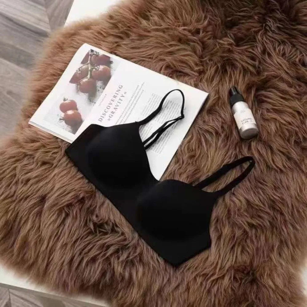 Soft Comfort Wireless Bra Breathable Fabric Thin Cup Seamless Bra Non-Wire Elastic Material Tube Top Bras Female Intimates
