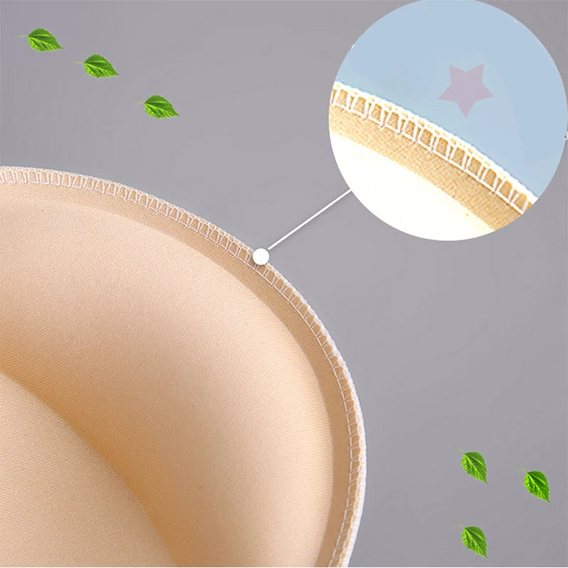 1-3 Pairs Woman Plunge Swimsuit Padded Set Sponge Thick  Foam Push Up Enhancer Chest Cup Bikini Inserts Bra Pad