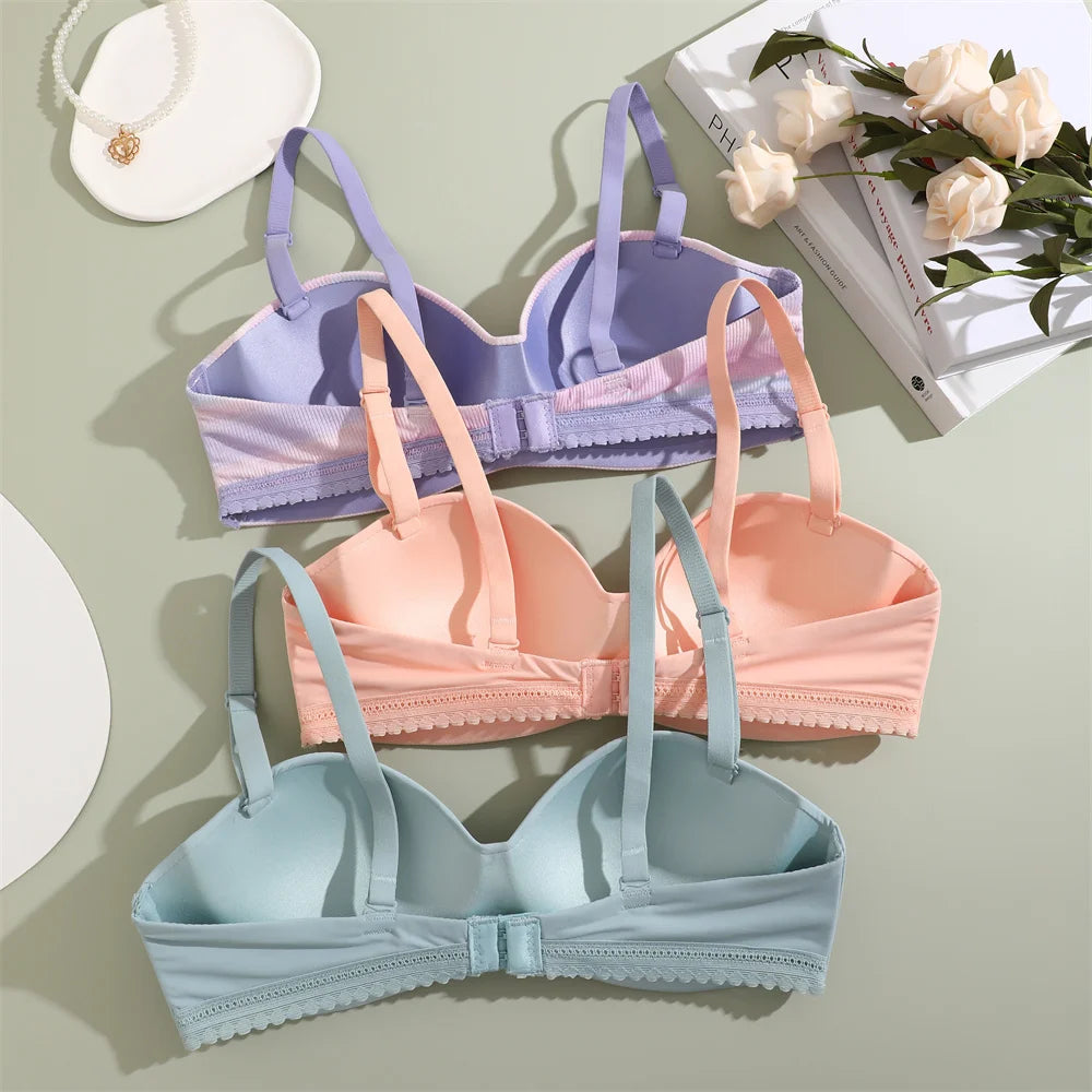 Seamless Sexy Bras Women Invisible Brassiere Adjustable Push Up Bras Female Comfortable Underwear Laides Solid Color Lingerie