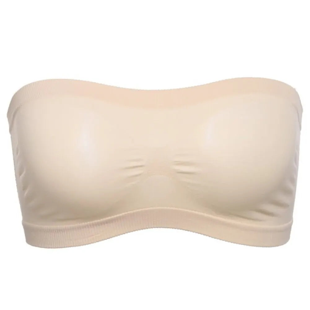 Women Sexy Strapless Bra Invisible Push Up Bras Underwear Seamless Solid Color Without Straps Bralette Lingerie Bras Bra Female
