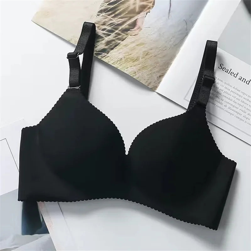 Wireless Seamless Bras for Women Push Up Bralette No Underwire, Ultra Soft Comfort Bra with Breathable Padding Sexy Everyday Li