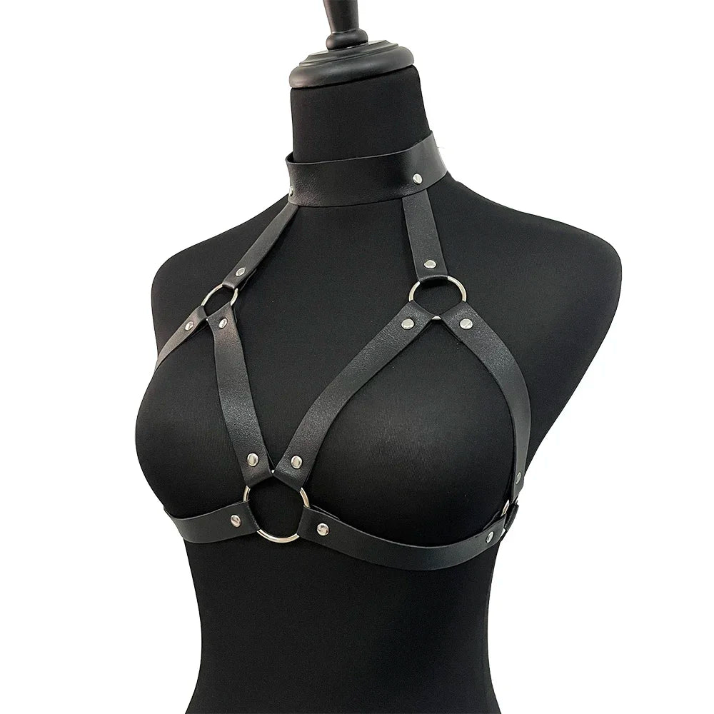 Sexy Lingerie for Women Chest Harness Corset Bra Cage Suspenders Goth Top Sword Belts Bondage Harness Belt Couple Underwear