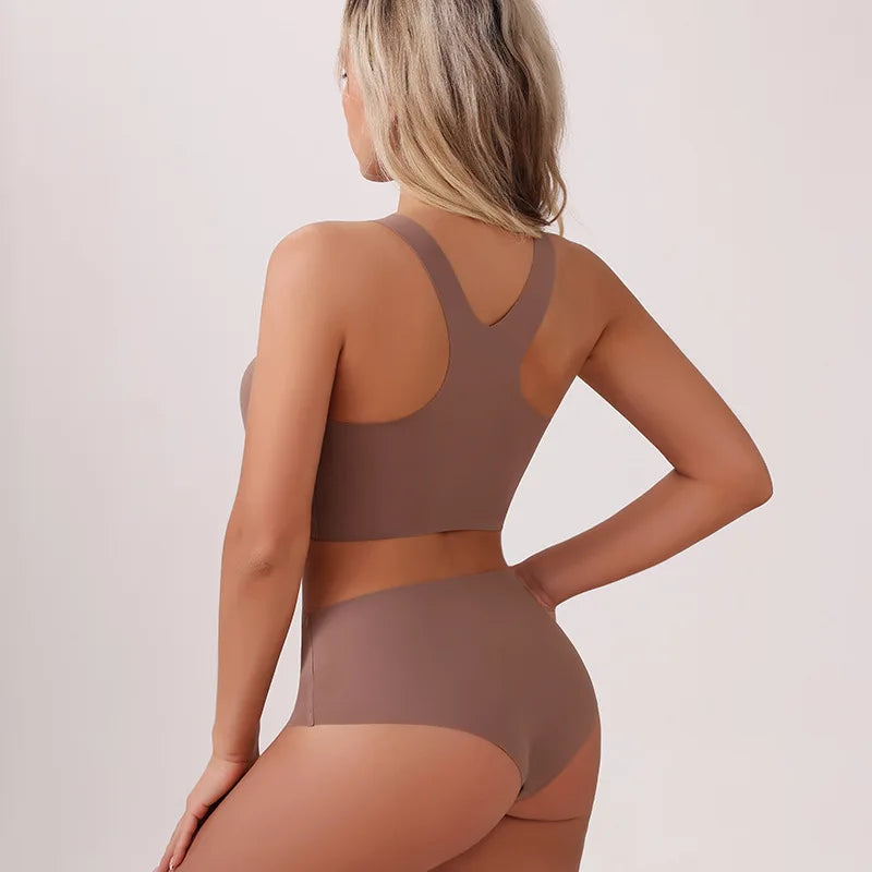 Woman Bras Seamless Wireless Ultra Thin Vest Underwear Top Push Up Summer Bralette Girl Sleep Sports Breathable Bras ﻿