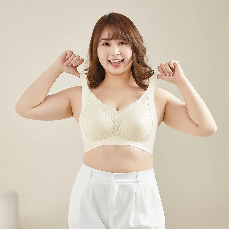 Push-up Bras High Quality Women's Bras Unwired Bra for Woman Sexy Lingerie Sporty Woman Top Plus Size Bra Sports Seamless Ladies
